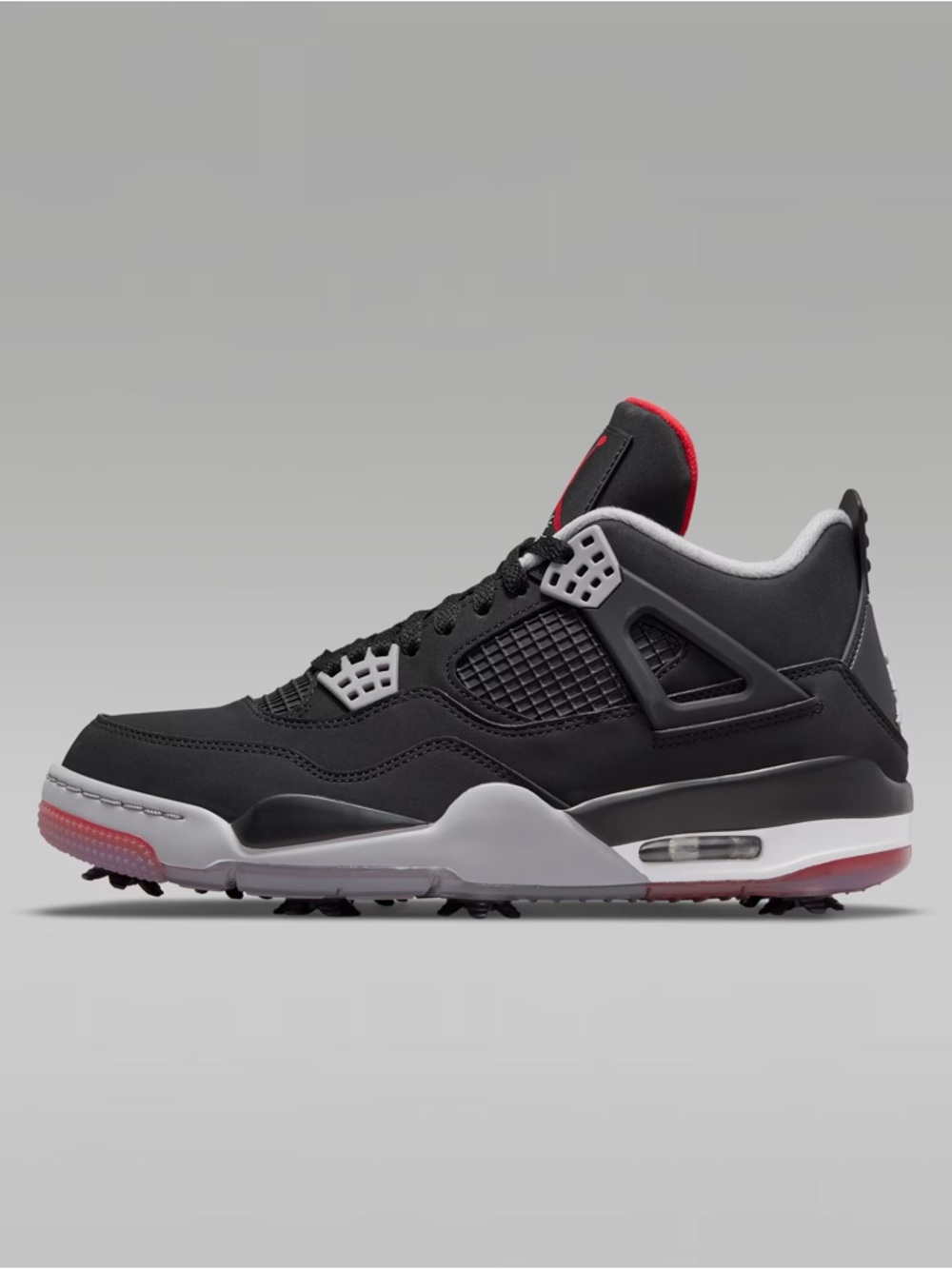 The Air Jordan 4 Golf ‘Bred’ Shoe